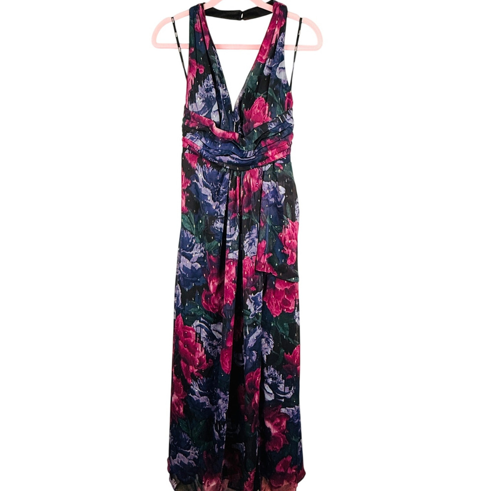 Siena Floral Formal/ Evening Halter Gown sz 6